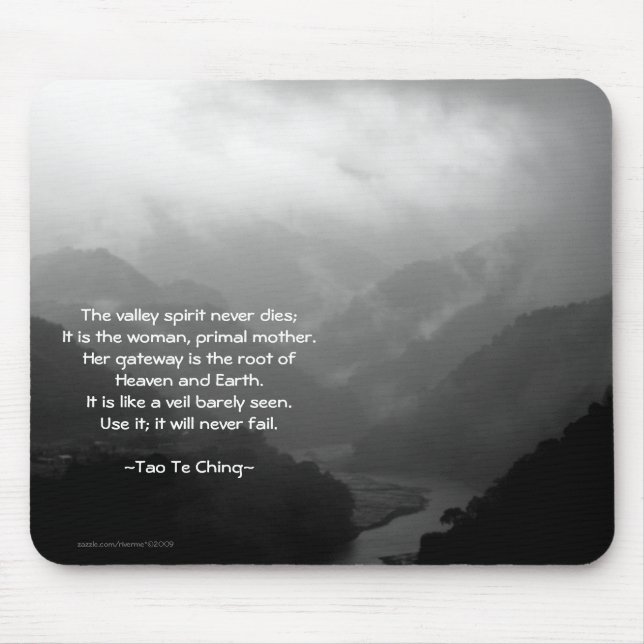 Mousepad Tao Te Ching No.6 /Mousepad (Frente)