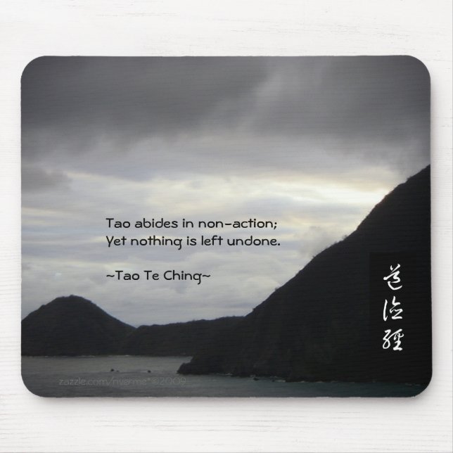 Mousepad Tao Te Ching No.7/ (Frente)