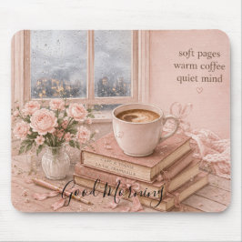 Mousepad Tapeçaria de mesa editável para amantes de livros