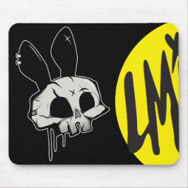 Mousepad Tapeçaria de Mesa Gráfica Vetorial de Caveira de R