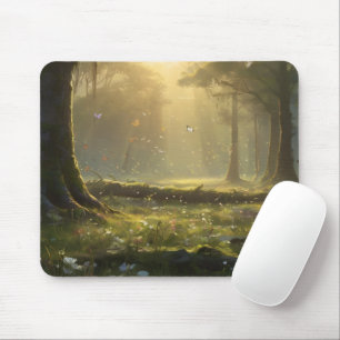Mousepad Tapeçaria de Mesa Prado dos Borboletas Sonhador