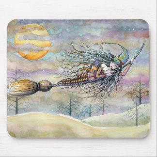 Mousepad Tapeçaria de Mouse de Voo Maravilhoso na Noite de