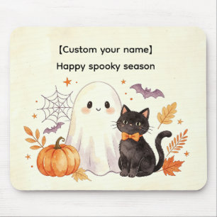 Mousepad Tapeçaria de Rato Personalizada de Halloween da Te
