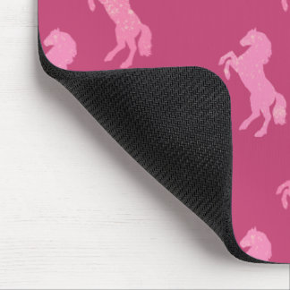 Mousepad Tapeçaria de Rato Rosa Desanimada Cavalos Cowgirl
