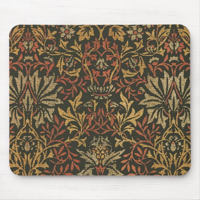 Mousepad Tapeçaria Jardim Florido de William Morris (Frente)