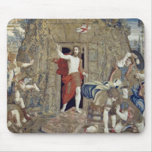 Mousepad Tapeçaria que descreve a ressurreição do cristo