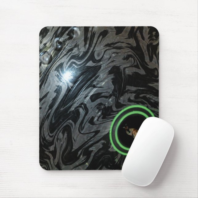 Mousepad Tapela Preta E Cinza, Bocal (Com mouse)