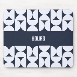 Mousepad Tapete de Mouse Arco Geométrico Nome Personalizado