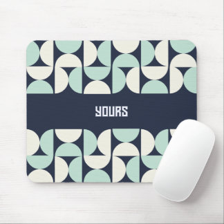 Mousepad Tapete de Mouse Arco Geométrico Nome Personalizado