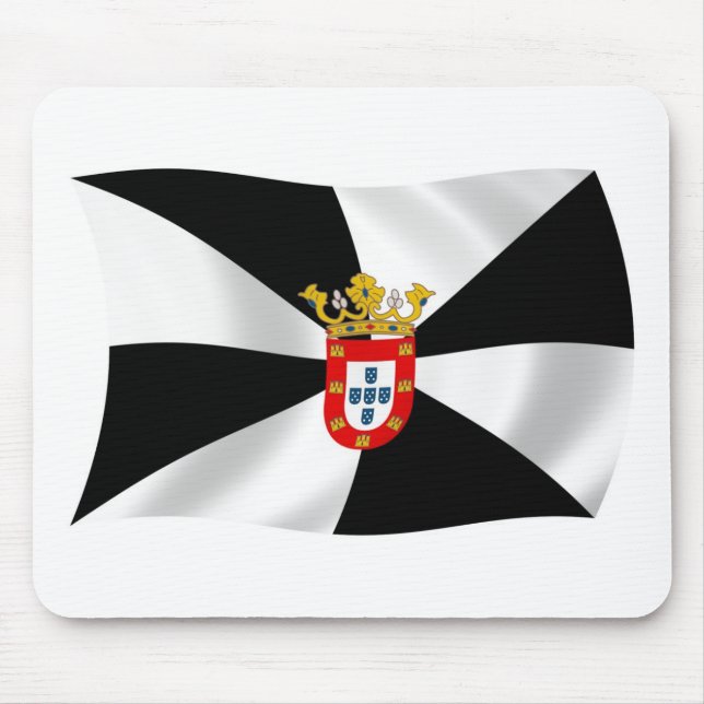 Mousepad Tapete de Mouse Bandeira de Ceuta (Frente)
