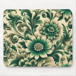 Mousepad Tapete de Mouse Botânico Verde