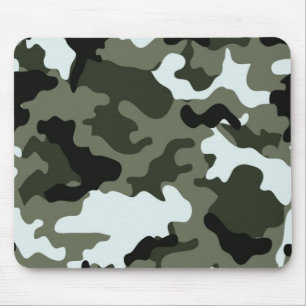 Mousepad Tapete de Mouse Camuflado Verde Militar