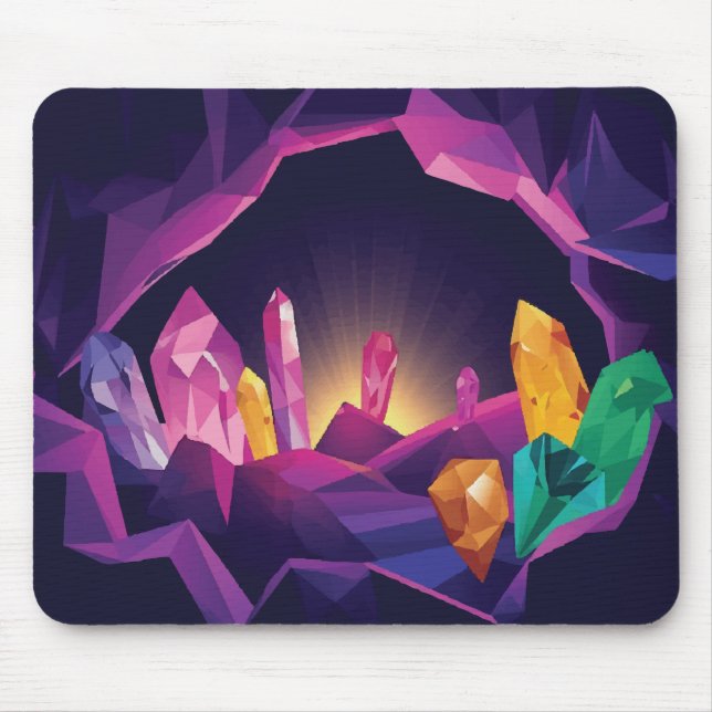 Mousepad Tapete de Mouse Caverna de Cristal (Frente)