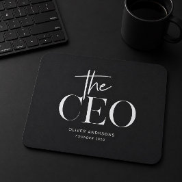 Mousepad Tapete de Mouse CEO Minimalista | Personalizado