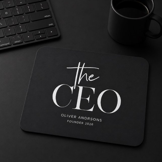 Mousepad Tapete de Mouse CEO Minimalista | Personalizado  (Criador carregado)