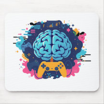 Tapete de Mouse Cérebro de Jogo