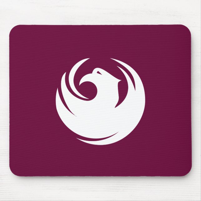 Mousepad Tapete de Mouse com Bandeira da Cidade de Phoenix, (Frente)