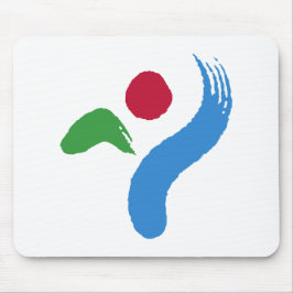 Mousepad Tapete de Mouse com Bandeira de Seul, Coreia do Su