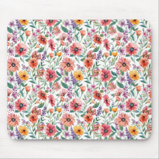 Mousepad Tapete de Mouse com Padrão Floral Personalizado