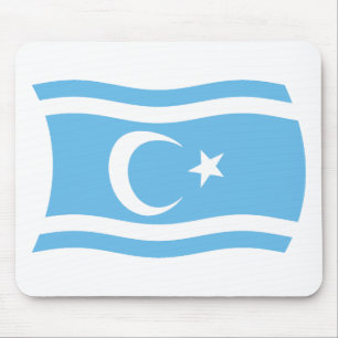 Mousepad Tapete de Mouse da Bandeira do Turcomeno Iraquiano