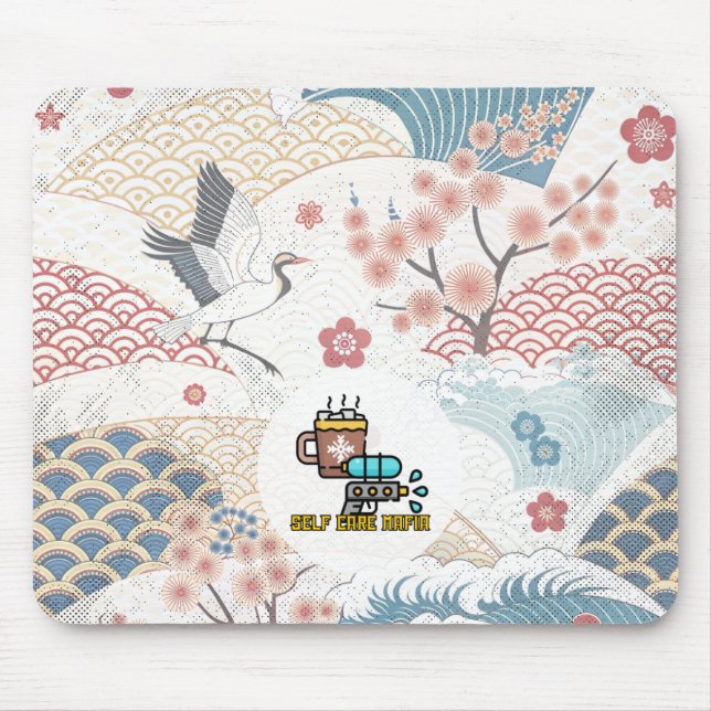 Mousepad Tapete de Mouse da Máfia de Autocuidado GOT (Frente)