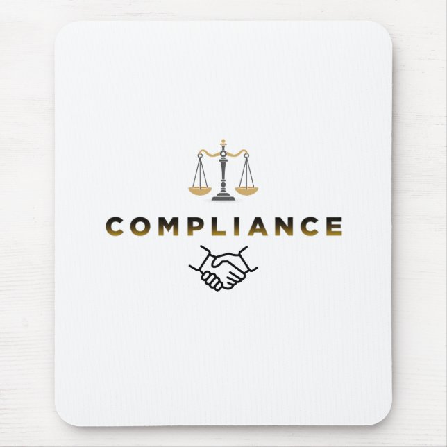 Mousepad Tapete de Mouse da Mesa de Conformidade (Frente)