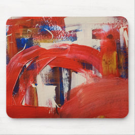 Mousepad Tapete de Mouse de Arte Abstrata | Acessório de Me