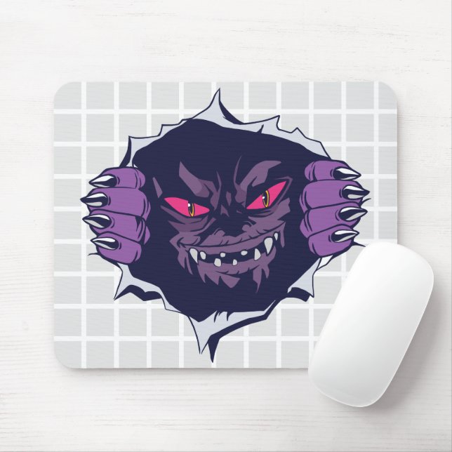 Mousepad Tapete de Mouse de Grade de Monstro Escondido (Com mouse)