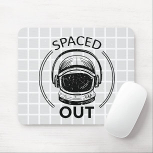 Mousepad Tapete de Mouse em Grade de Capacete de Astronauta
