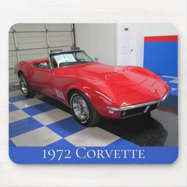 Mousepad Tapete de Mouse Enigma do Corvette Stingray 1972 (Frente)