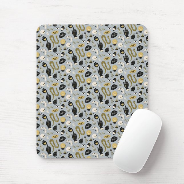 Mousepad Tapete de Mouse Essenciais de Bruxa (Com mouse)