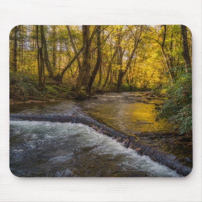 Mousepad Tapete de Mouse Floresta Serenidade de Outono (Frente)