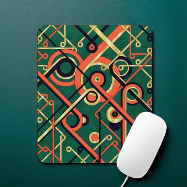 Mousepad Tapete de Mouse Geométrico Art Déco (Criador carregado)