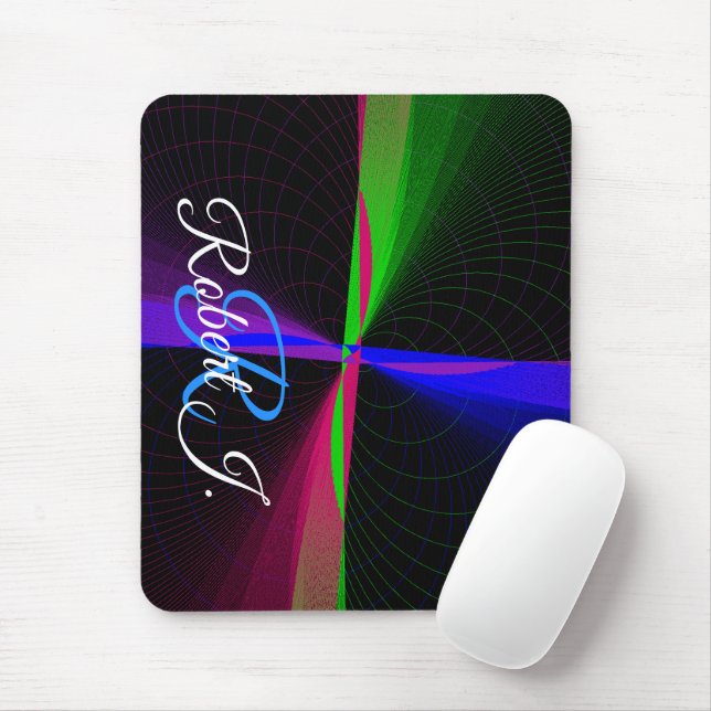 Mousepad Tapete de Mouse Geométrico de Quatro Vias (Com mouse)