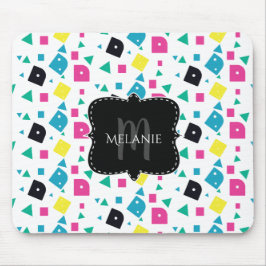 Mousepad Tapete de Mouse Geométrico Personalizado Colorido