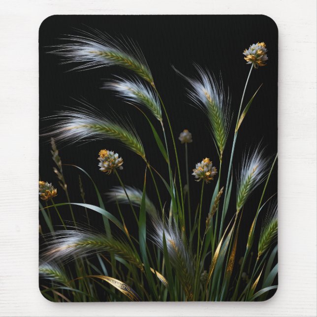 Mousepad Tapete de Mouse Grama Dourada (Frente)