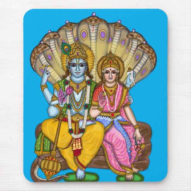 Mousepad Tapete de Mouse Lakshmi Narayan (Frente)