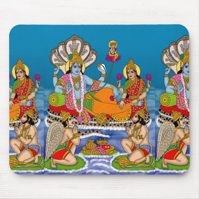 Mousepad Tapete de Mouse Lakshmi Narayan (Frente)