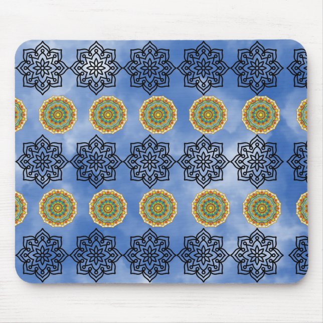 Mousepad Tapete de Mouse Mandala (Frente)
