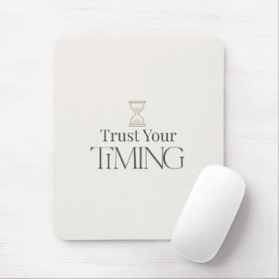 Mousepad Tapete de Mouse Motivacional Minimalista Confie no
