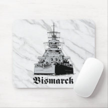 Tapete de Mouse Navio de Guerra Bismarck