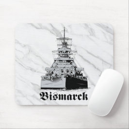 Mousepad Tapete de Mouse Navio de Guerra Bismarck