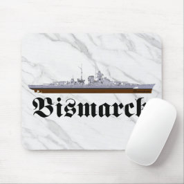 Mousepad Tapete de Mouse Navio de Guerra Bismarck