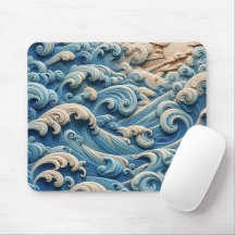 Tapete de Mouse Ondas do Oceano