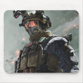 Mousepad Tapete de Mouse para Jogos Soldado Tático Futurist