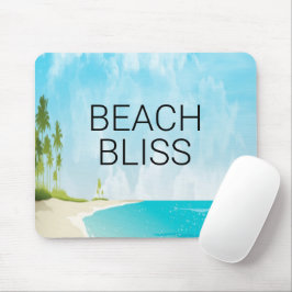 Mousepad Tapete de Mouse para Mesa Cena Costeira Praiana