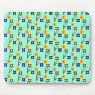 Mousepad Tapete de Mouse Personalizado Florais Abstratos Aq