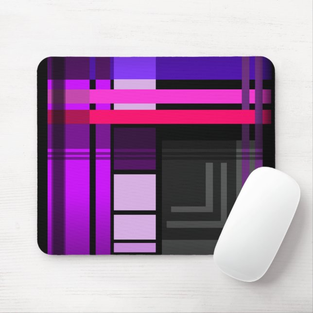 Mousepad Tapete de Mouse Plaid Futuro Perfeito (Com mouse)