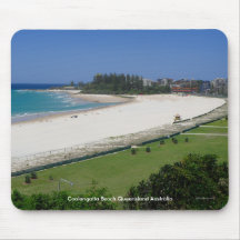 Tapete de Mouse Praia Coolangatta Queensland Austr