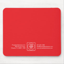 Mousepad Tapete de mouse promocional personalizado vermelho